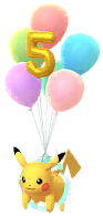 Pikachu (Flying 5th Anniv)